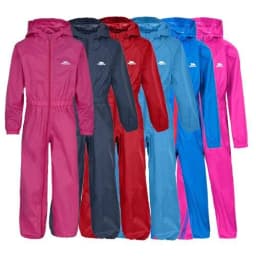 image-Kids Trespass Button Waterproof All-In-One Suit