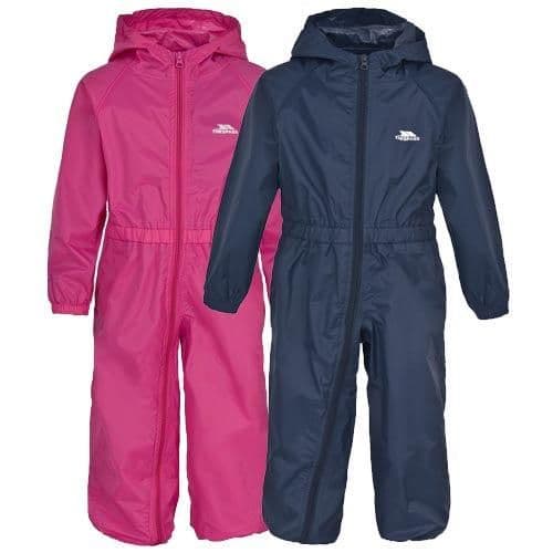 image-Kids Trespass Button Waterproof All-In-One Suit
