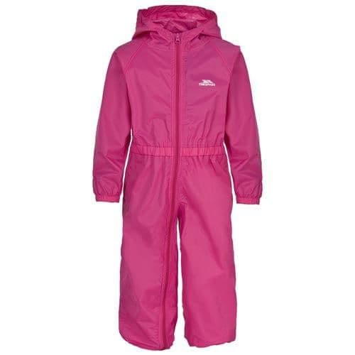 image-Kids Trespass Button Waterproof All-In-One Suit