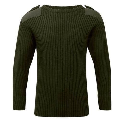 image-Mens Fort Crew Neck Combat Jumper - 120