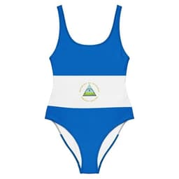 image-Maillot de Bain Femme – Drapeau du Nicaragua – 1 Pièce