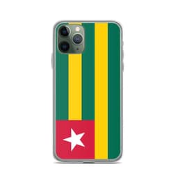 image-Coque iPhone Drapeau du Togo – Étui Souple – Résistant et Antichoc