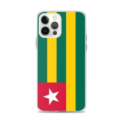 image-Coque iPhone Drapeau du Togo – Étui Souple – Résistant et Antichoc