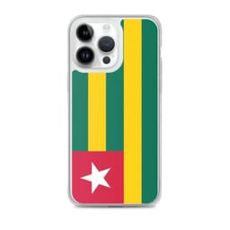 image-Coque iPhone Drapeau du Togo – Étui Souple – Résistant et Antichoc