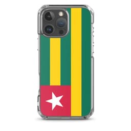image-Coque iPhone Drapeau du Togo – Étui Souple – Résistant et Antichoc