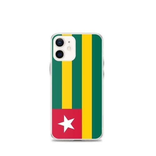 image-Coque iPhone Drapeau du Togo – Étui Souple – Résistant et Antichoc