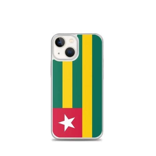 image-Coque iPhone Drapeau du Togo – Étui Souple – Résistant et Antichoc