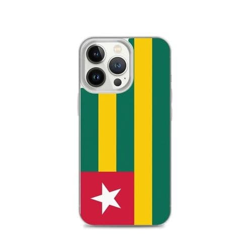 image-Coque iPhone Drapeau du Togo – Étui Souple – Résistant et Antichoc