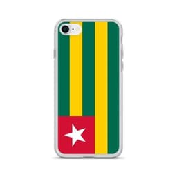 image-Coque iPhone Drapeau du Togo – Étui Souple – Résistant et Antichoc