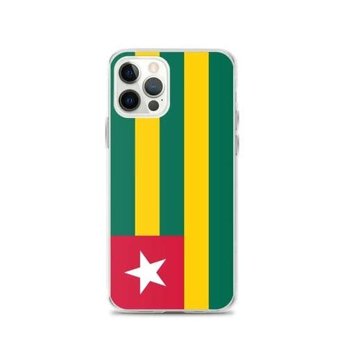 image-Coque iPhone Drapeau du Togo – Étui Souple – Résistant et Antichoc