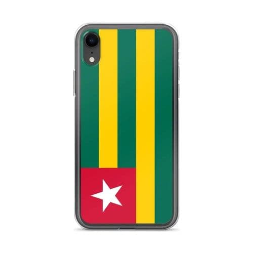 image-Coque iPhone Drapeau du Togo – Étui Souple – Résistant et Antichoc