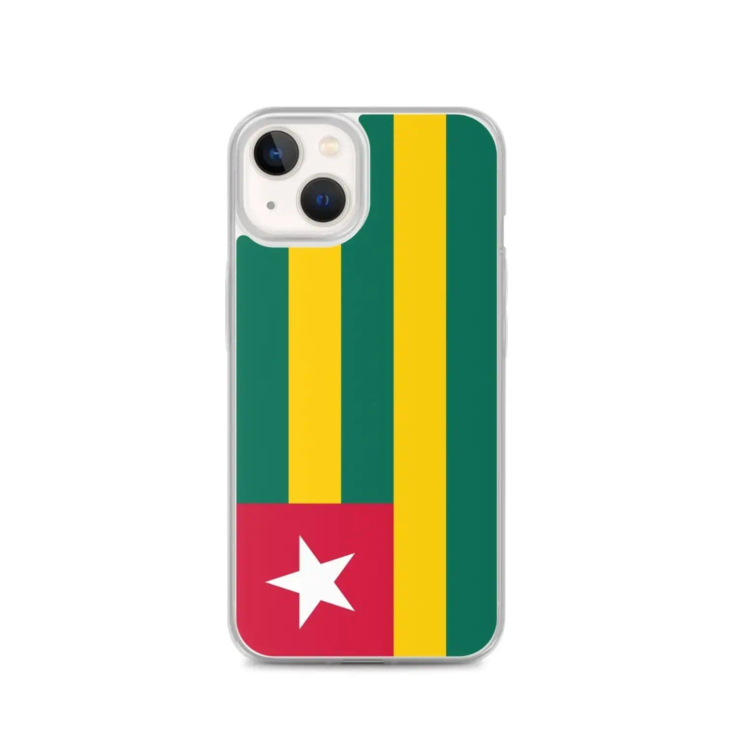 image-Coque iPhone Drapeau du Togo – Étui Souple – Résistant et Antichoc