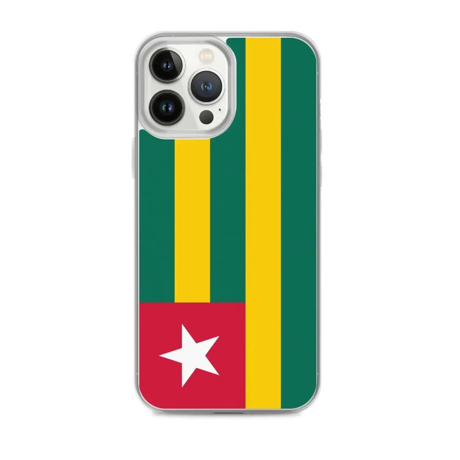 image-Coque iPhone Drapeau du Togo – Étui Souple – Résistant et Antichoc