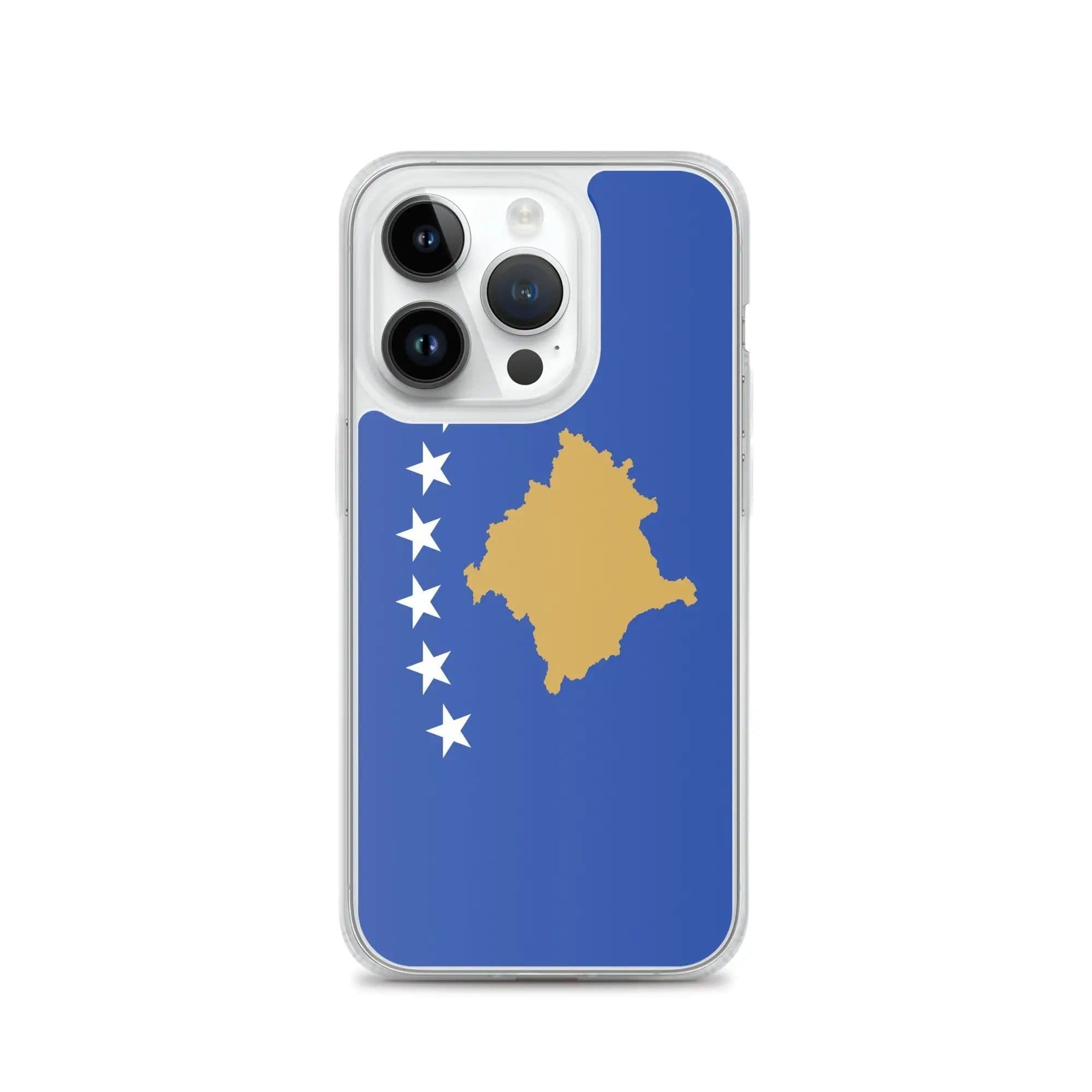 image-Coque iPhone Drapeau du Kosovo – Étui Souple – Résistant et Antichoc