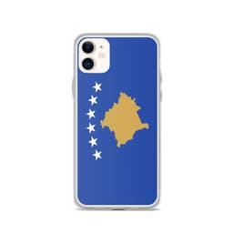image-Coque iPhone Drapeau du Kosovo – Étui Souple – Résistant et Antichoc