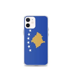 image-Coque iPhone Drapeau du Kosovo – Étui Souple – Résistant et Antichoc