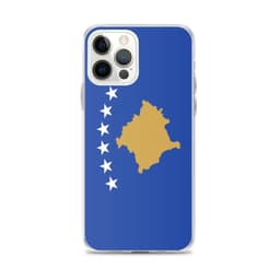 image-Coque iPhone Drapeau du Kosovo – Étui Souple – Résistant et Antichoc