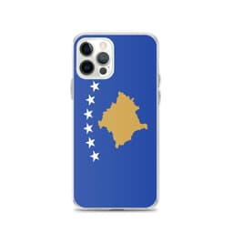 image-Coque iPhone Drapeau du Kosovo – Étui Souple – Résistant et Antichoc
