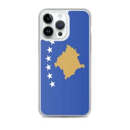 image-Coque iPhone Drapeau du Kosovo – Étui Souple – Résistant et Antichoc