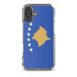 image-Coque iPhone Drapeau du Kosovo – Étui Souple – Résistant et Antichoc
