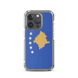 image-Coque iPhone Drapeau du Kosovo – Étui Souple – Résistant et Antichoc