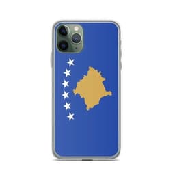 image-Coque iPhone Drapeau du Kosovo – Étui Souple – Résistant et Antichoc