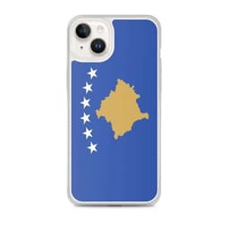 image-Coque iPhone Drapeau du Kosovo – Étui Souple – Résistant et Antichoc