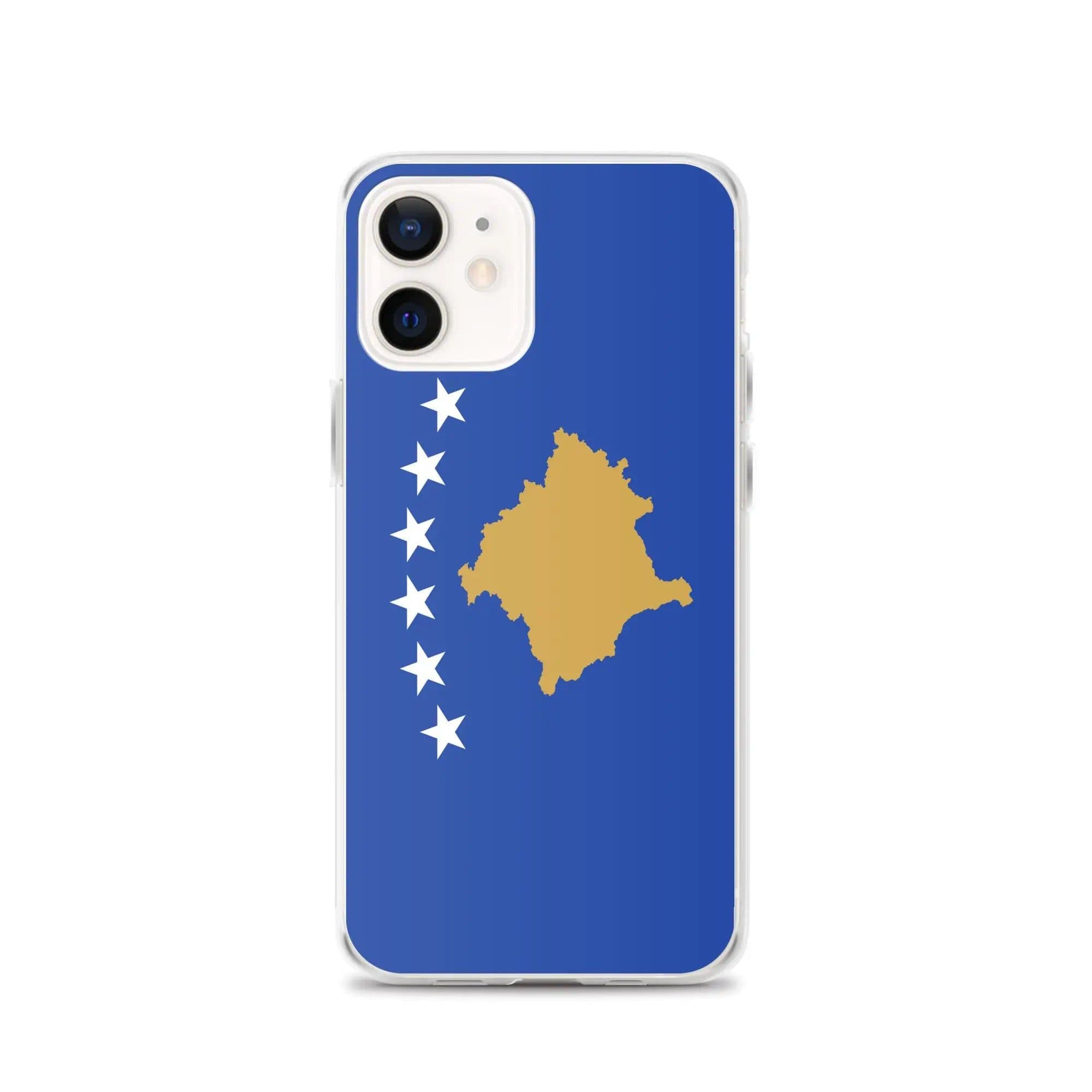 image-Coque iPhone Drapeau du Kosovo – Étui Souple – Résistant et Antichoc