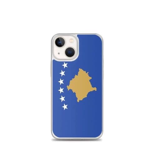 image-Coque iPhone Drapeau du Kosovo – Étui Souple – Résistant et Antichoc