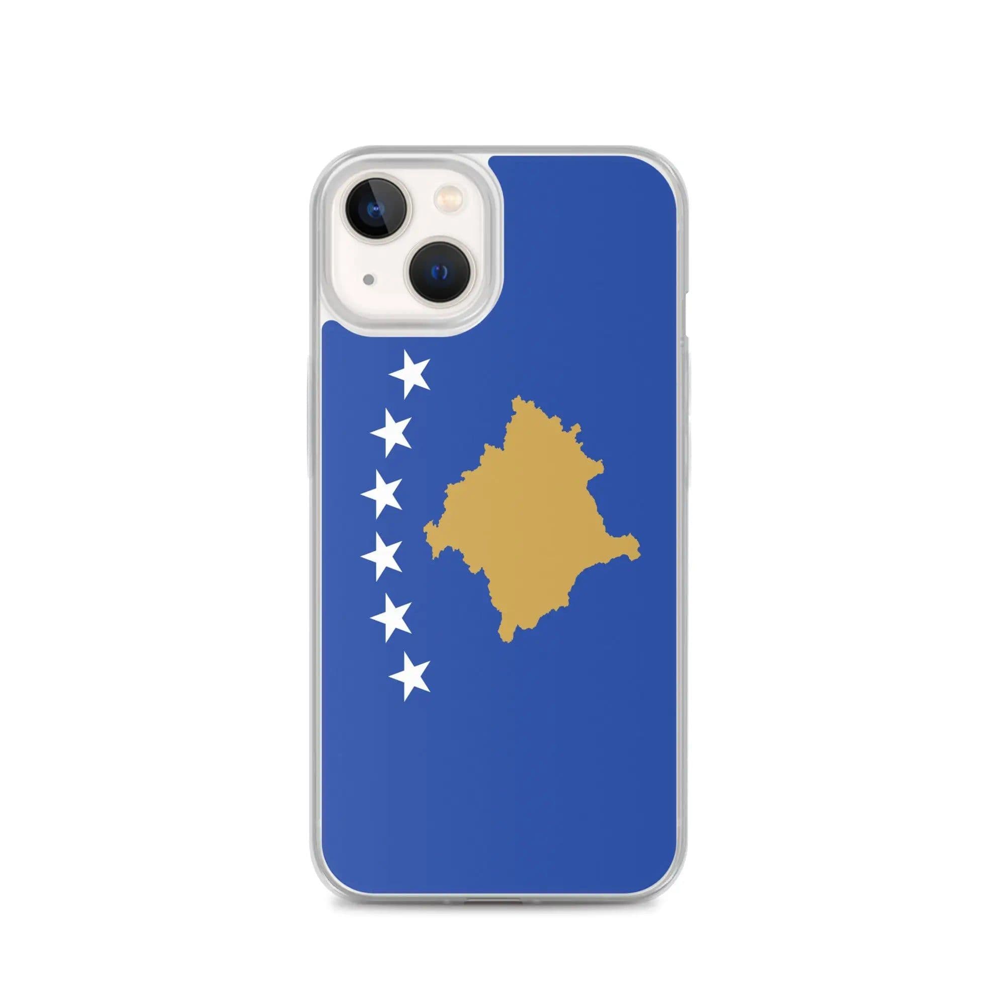 image-Coque iPhone Drapeau du Kosovo – Étui Souple – Résistant et Antichoc