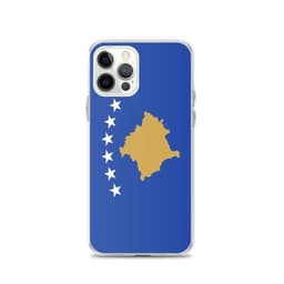 image-Coque iPhone Drapeau du Kosovo – Étui Souple – Résistant et Antichoc