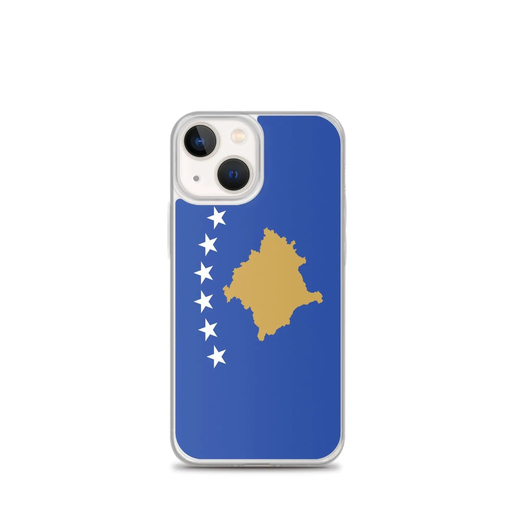 image-Coque iPhone Drapeau du Kosovo – Étui Souple – Résistant et Antichoc