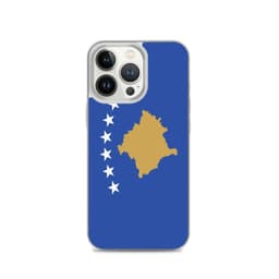 image-Coque iPhone Drapeau du Kosovo – Étui Souple – Résistant et Antichoc