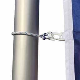 image-Corde de fixation de drapeau Raccords pour mât de drapeau