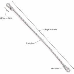 image-Corde de fixation de drapeau Raccords pour mât de drapeau