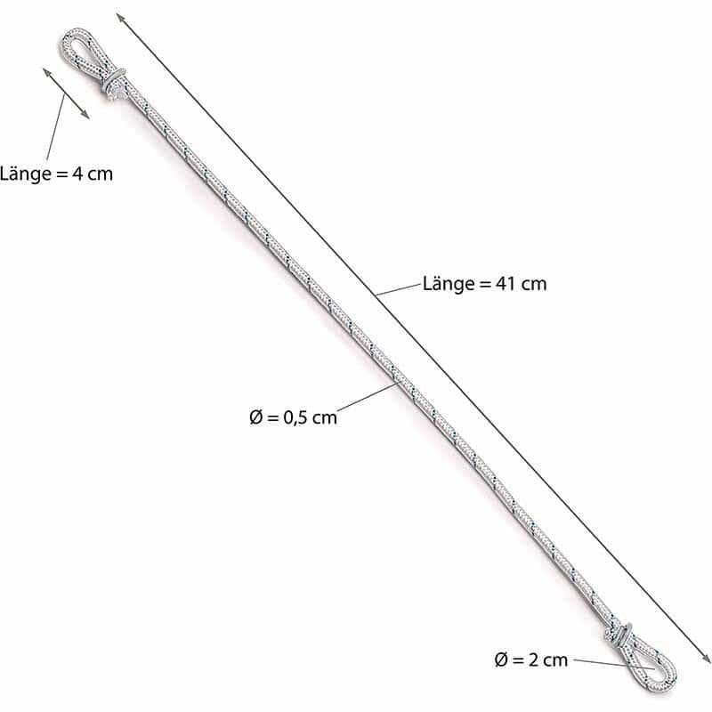 image-Corde de fixation de drapeau Raccords pour mât de drapeau