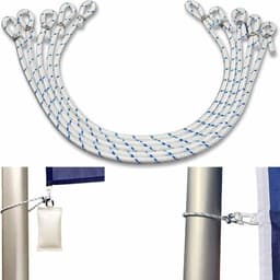 image-Corde de fixation de drapeau Raccords pour mât de drapeau
