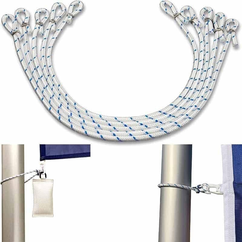 image-Corde de fixation de drapeau Raccords pour mât de drapeau