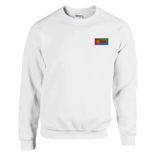 image-Sweat-shirt Drapeau de l'Érythrée en broderie