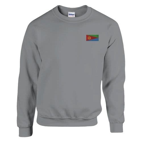 image-Sweat-shirt Drapeau de l'Érythrée en broderie