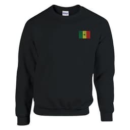 image-Sweat-shirt Drapeau du Sénégal en broderie