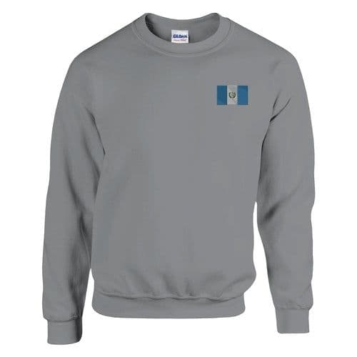 image-Sweat-shirt Drapeau du Guatemala en broderie