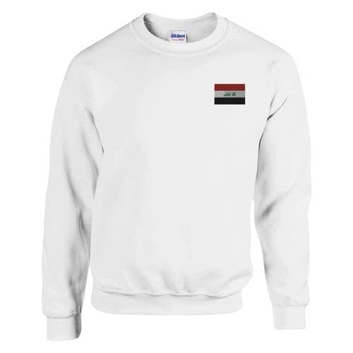 image-Sweat-shirt Drapeau de l'Irak en broderie