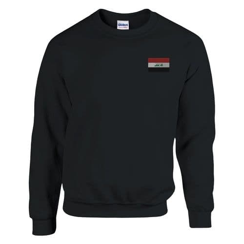 image-Sweat-shirt Drapeau de l'Irak en broderie