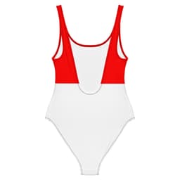 image-Maillot de Bain Femme – Drapeau de l'Indonésie – 1 Pièce