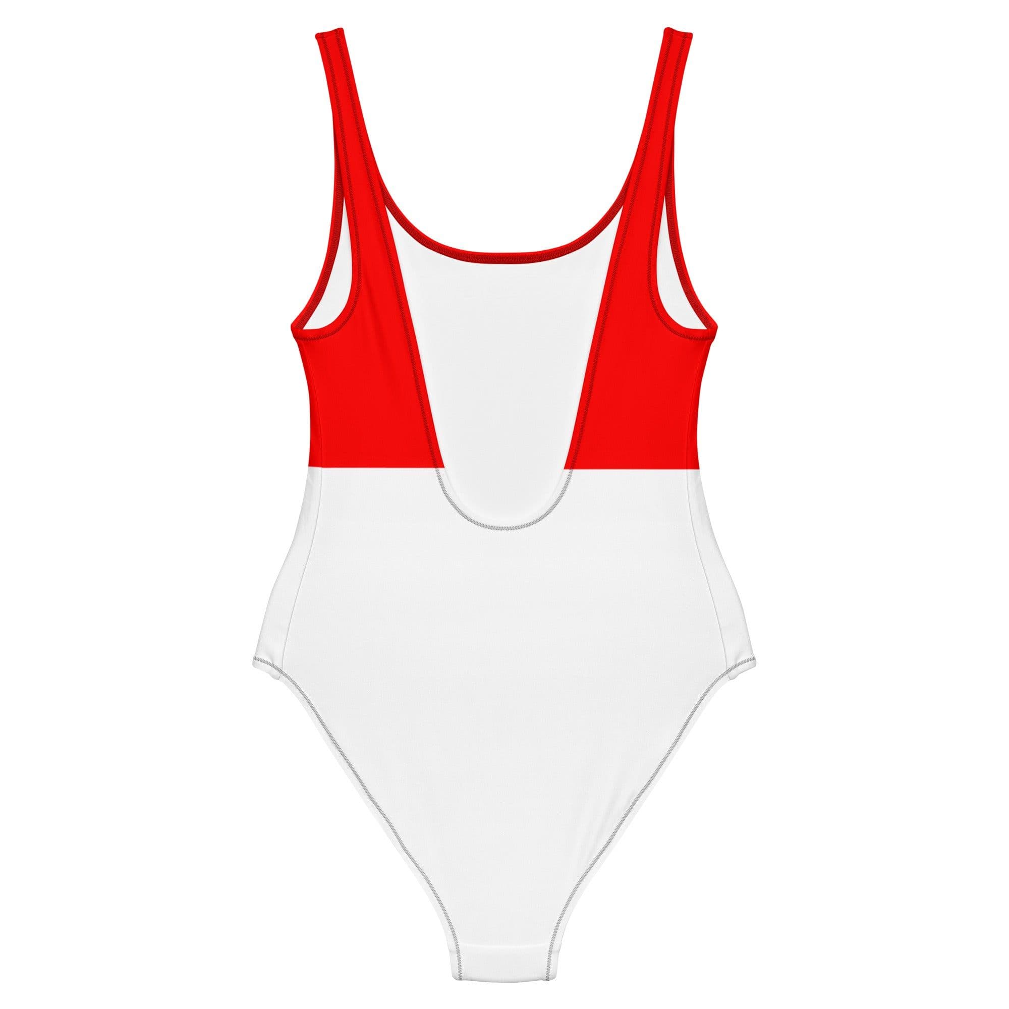 image-Maillot de Bain Femme – Drapeau de l'Indonésie – 1 Pièce