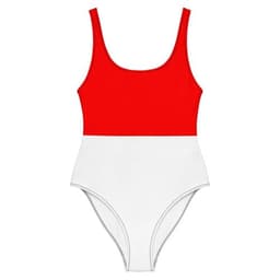image-Maillot de Bain Femme – Drapeau de l'Indonésie – 1 Pièce