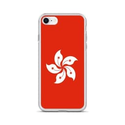 image-Coque iPhone Drapeau de Hong Kong – Étui Souple – Résistant et Anticho
