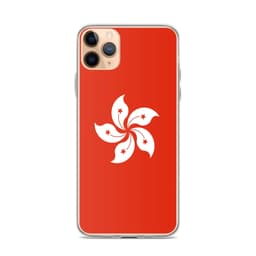 image-Coque iPhone Drapeau de Hong Kong – Étui Souple – Résistant et Anticho