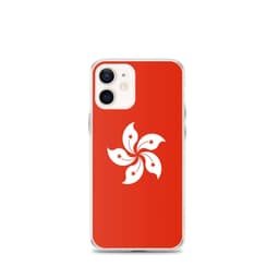 image-Coque iPhone Drapeau de Hong Kong – Étui Souple – Résistant et Anticho